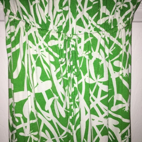 SOLD Lilly Pulitzer strapless dress w ruffle SzM - Picture 3 of 6